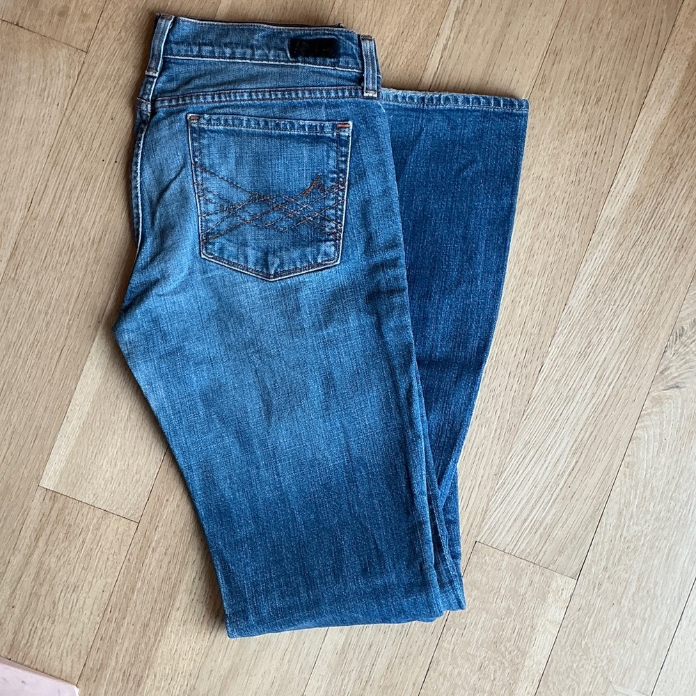 Citizens Of Humanity Blue Boot Cut Jeans Elle #0064 low waist bootcut stretch